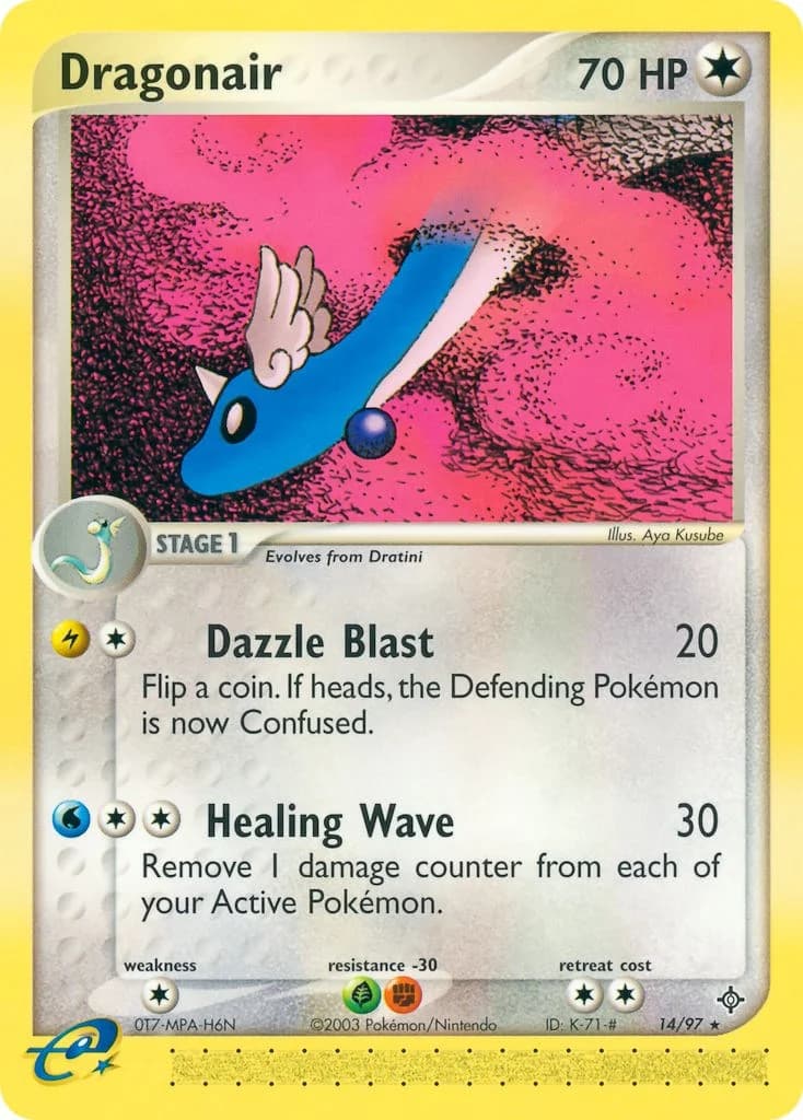 Dragonair Dragon 14 Pokémon card