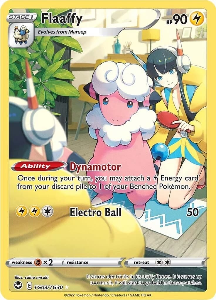 Flaaffy Silver Tempest TG03 Pokémon card