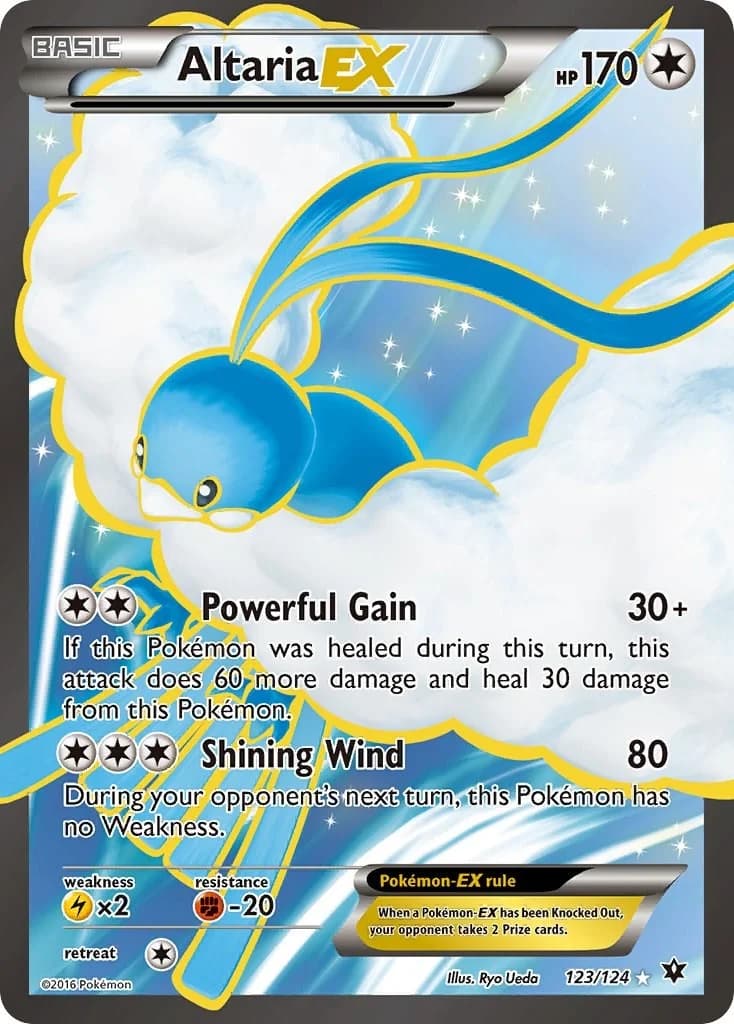 Altaria EX Fates Collide 123 Pokémon card
