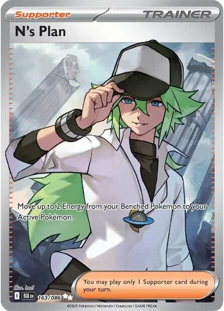N's Plan Black Bolt 163 Pokémon card