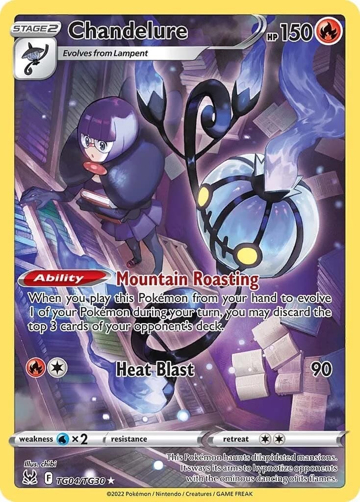 Chandelure Lost Origin TG04 Pokémon card