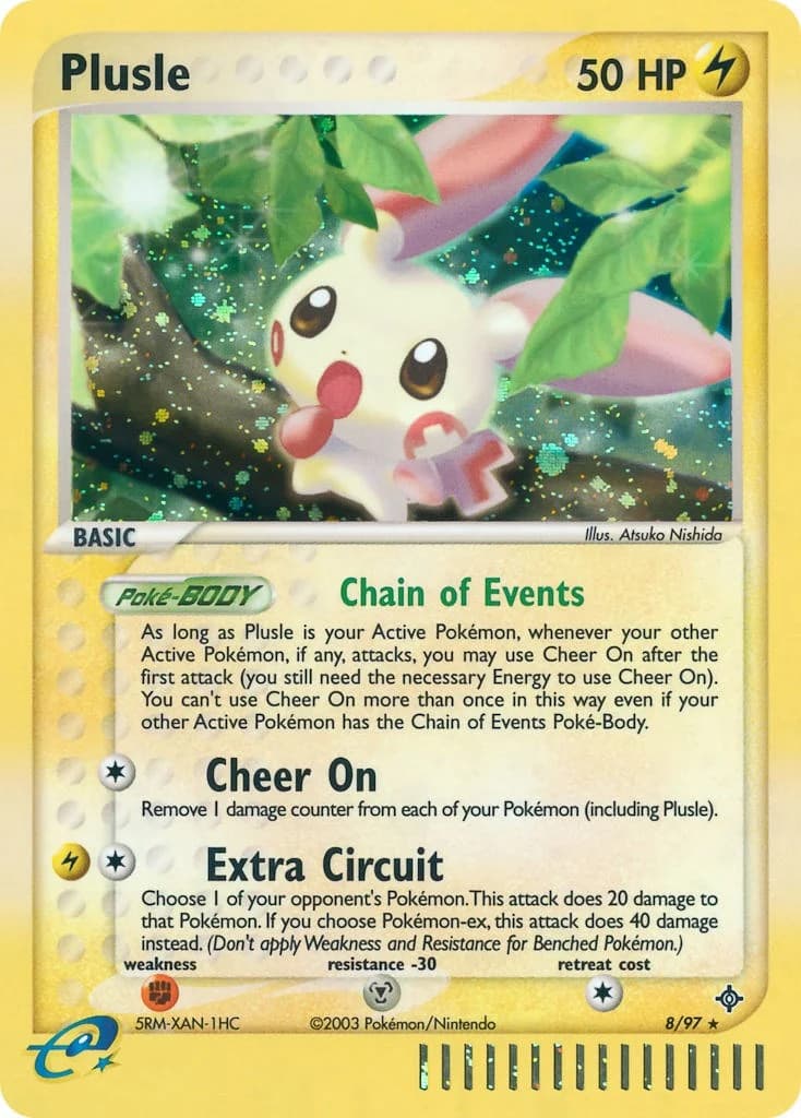 Plusle Dragon 8 Pokémon card