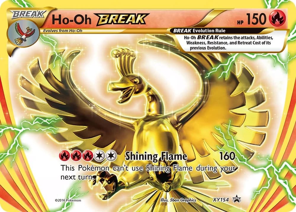 Ho-Oh BREAK Promo XY154 Pokémon card