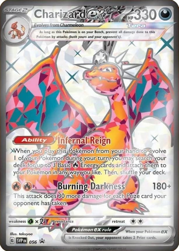 Charizard ex Promo 56 Pokémon card