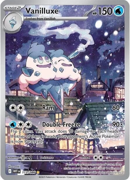 Vanilluxe White Flare 113 Pokémon card