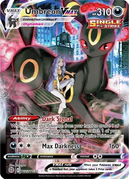 Umbreon VMAX · Brilliant Stars #TG23 Pokémon card
