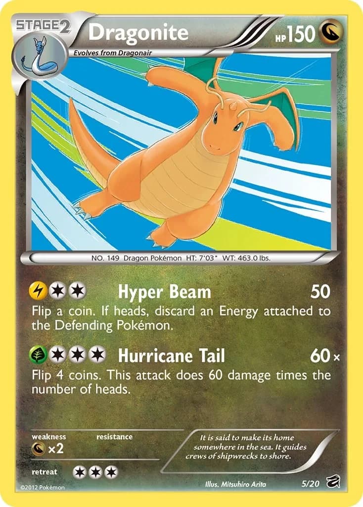 Dragonite Dragon Vault 5 Pokémon card