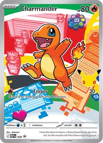 Charmander Promo 38 Pokémon card