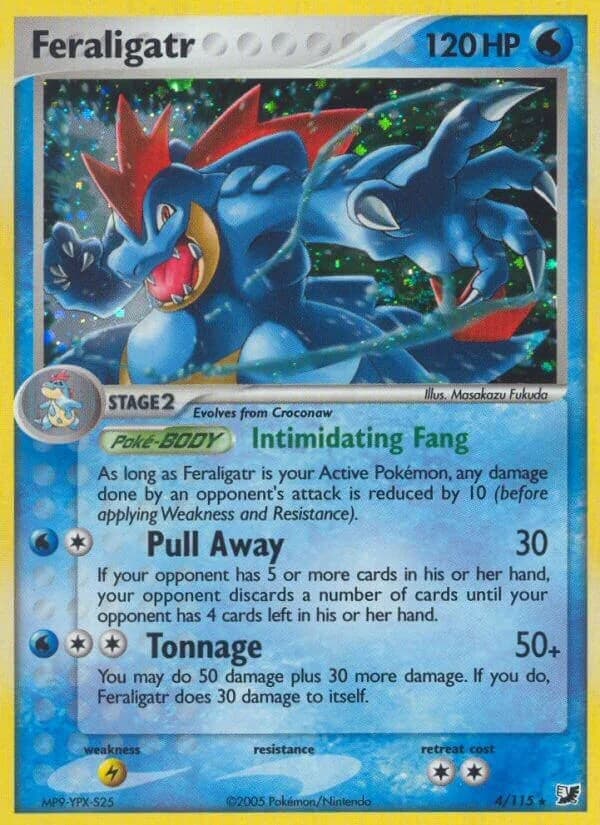 Feraligatr [Reverse Holo] Unseen Forces 4 Pokémon card