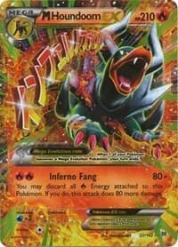 M Houndoom EX BREAKthrough 22 Pokémon card