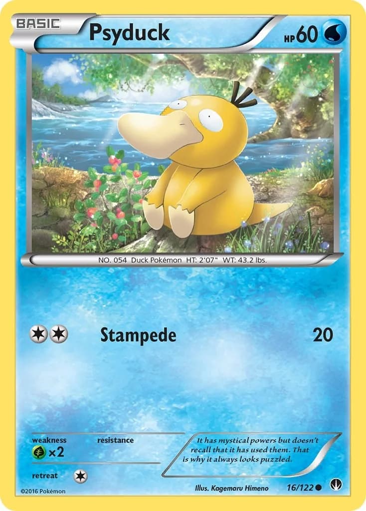 Psyduck [Reverse Holo] BREAKpoint 16 Pokémon card