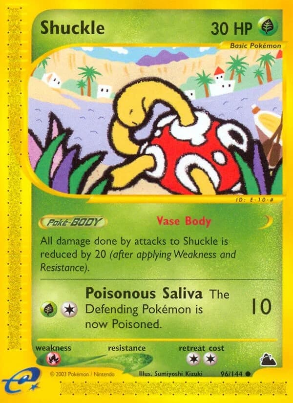 Shuckle [Reverse Holo] Skyridge 96 Pokémon card
