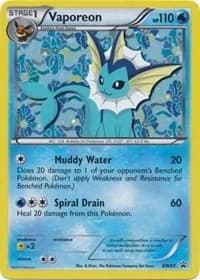 Vaporeon Promo BW89 Pokémon card