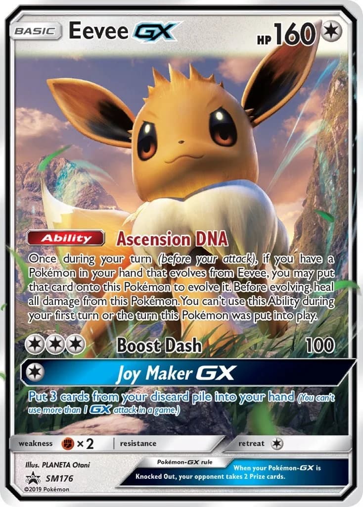 Eevee GX Promo SM176 Pokémon card
