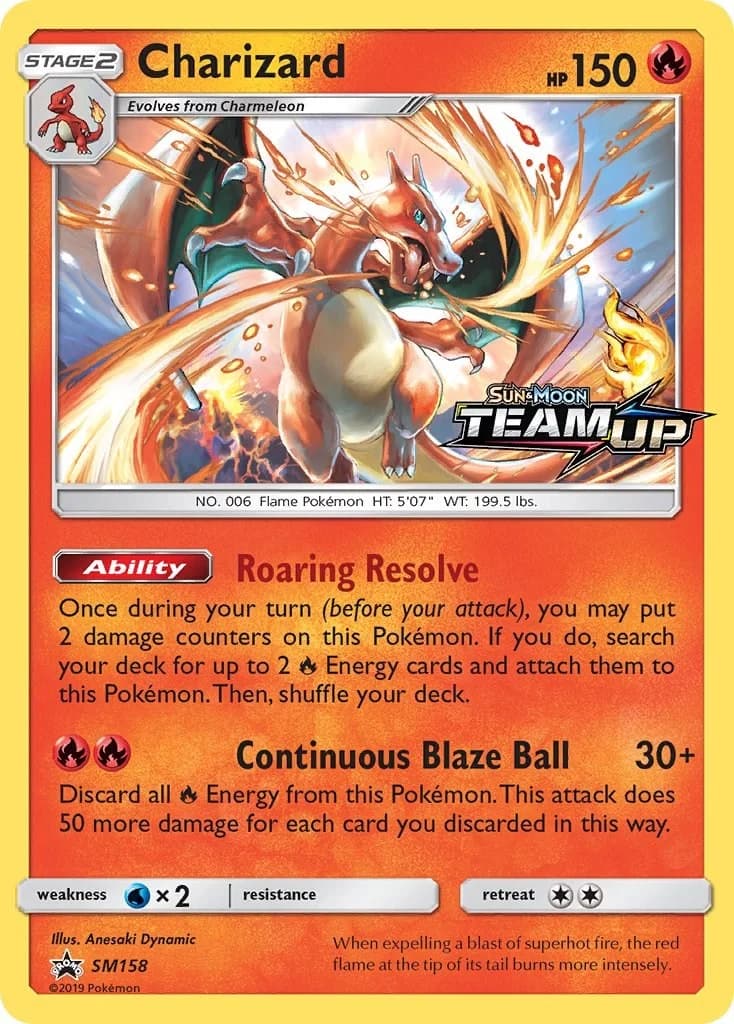 Charizard Promo SM158 Pokémon card