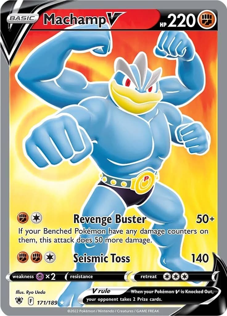 Machamp V Astral Radiance 171 Pokémon card