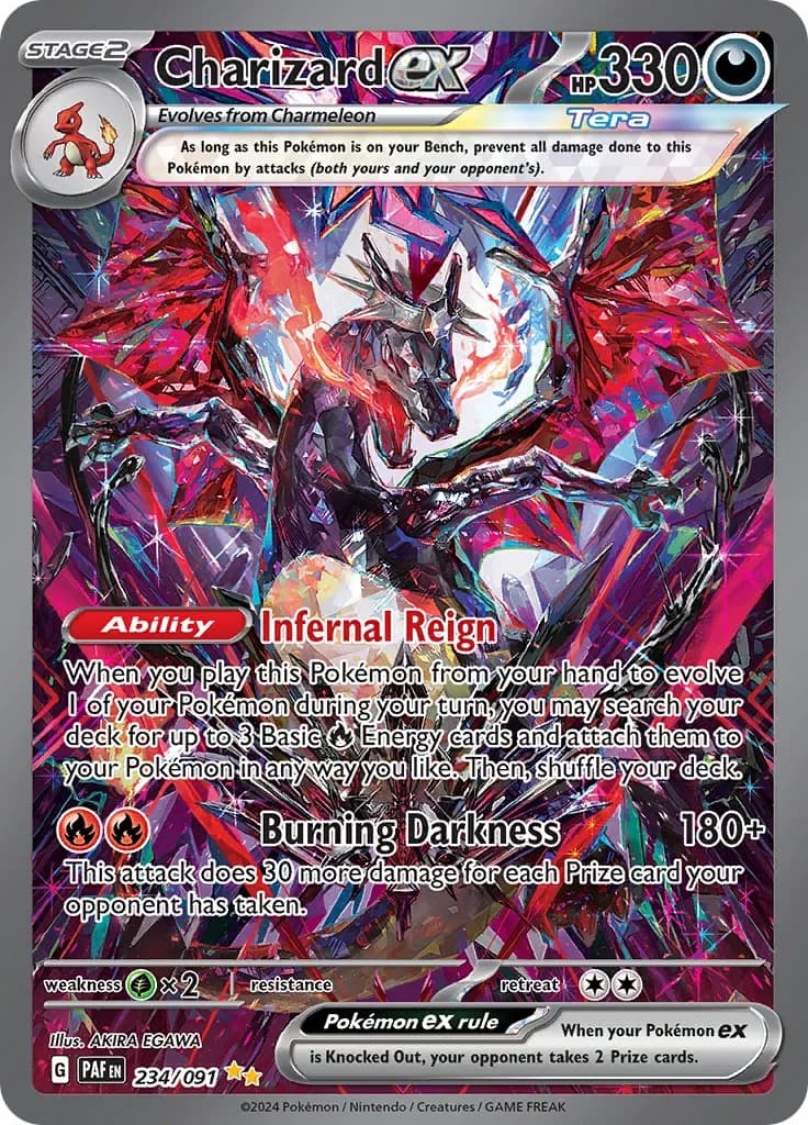 Charizard ex Paldean Fates 234 Pokémon card