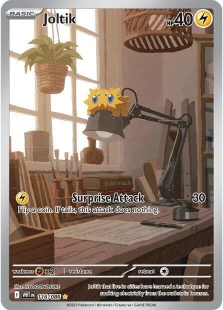 Joltik White Flare 116 Pokémon card