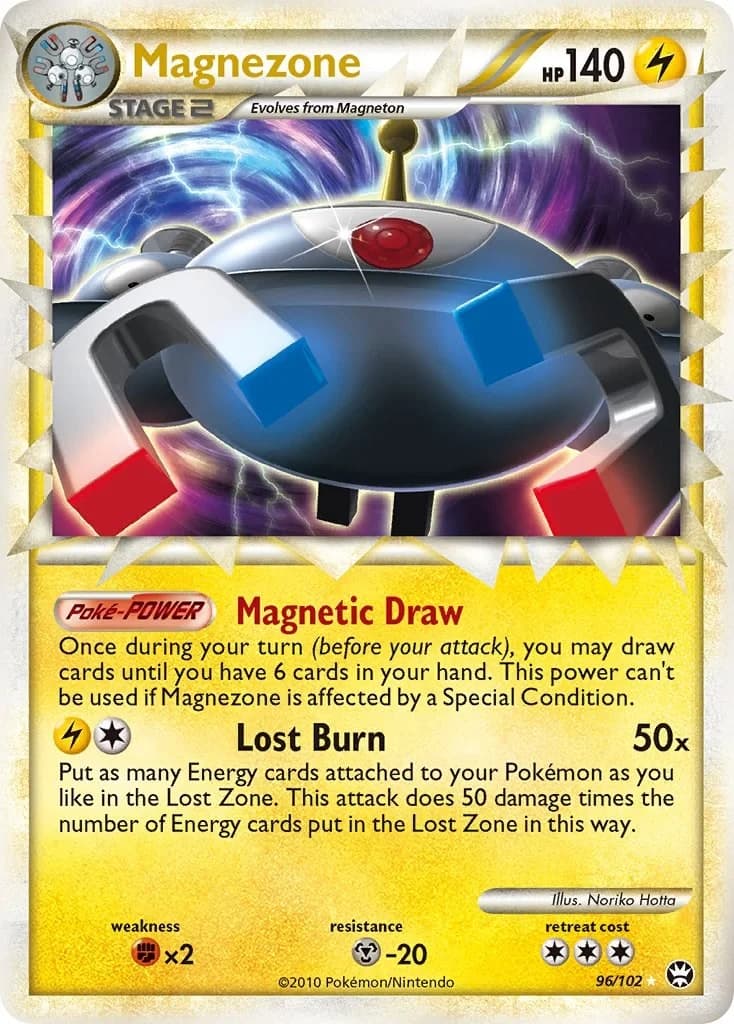 Magnezone Triumphant 96 Pokémon card