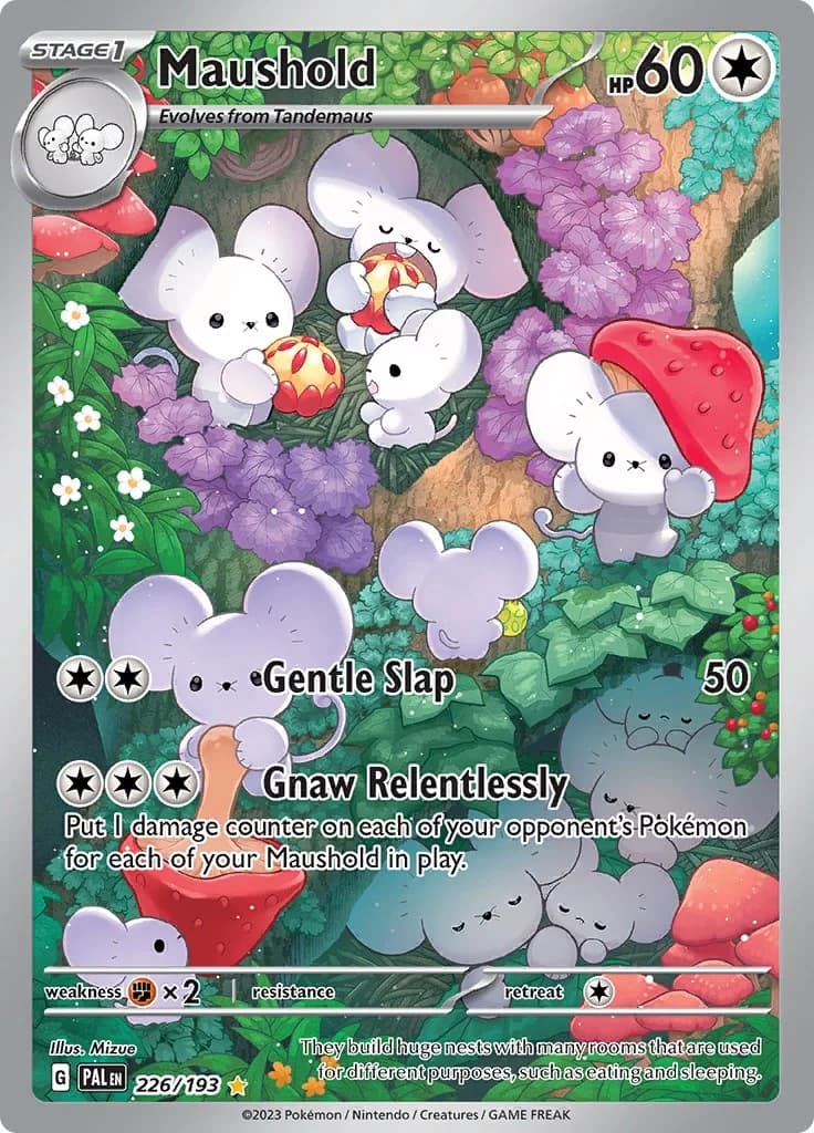 Maushold Paldea Evolved 226 Pokémon card