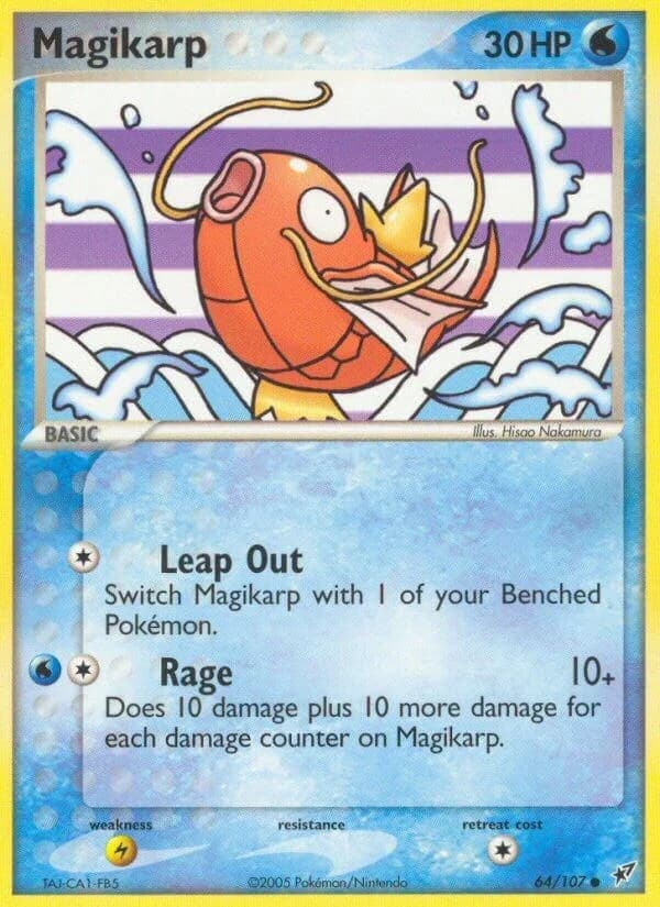 Magikarp [Reverse Holo] Deoxys 64 Pokémon card