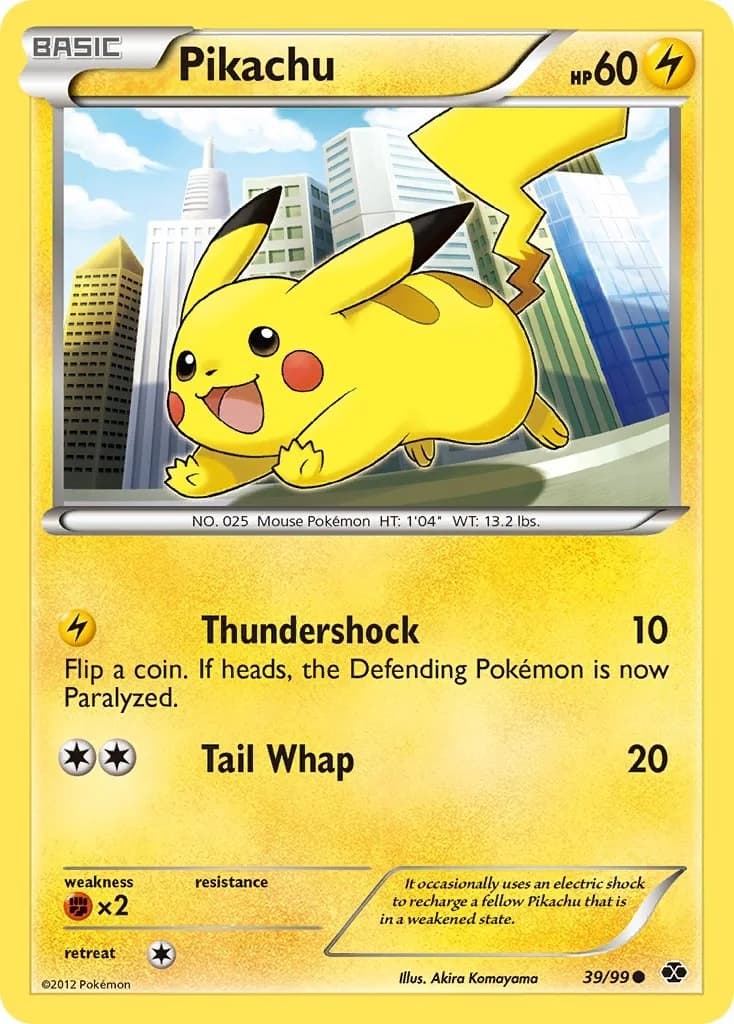 Pikachu [Reverse Holo] Next Destinies 39 Pokémon card