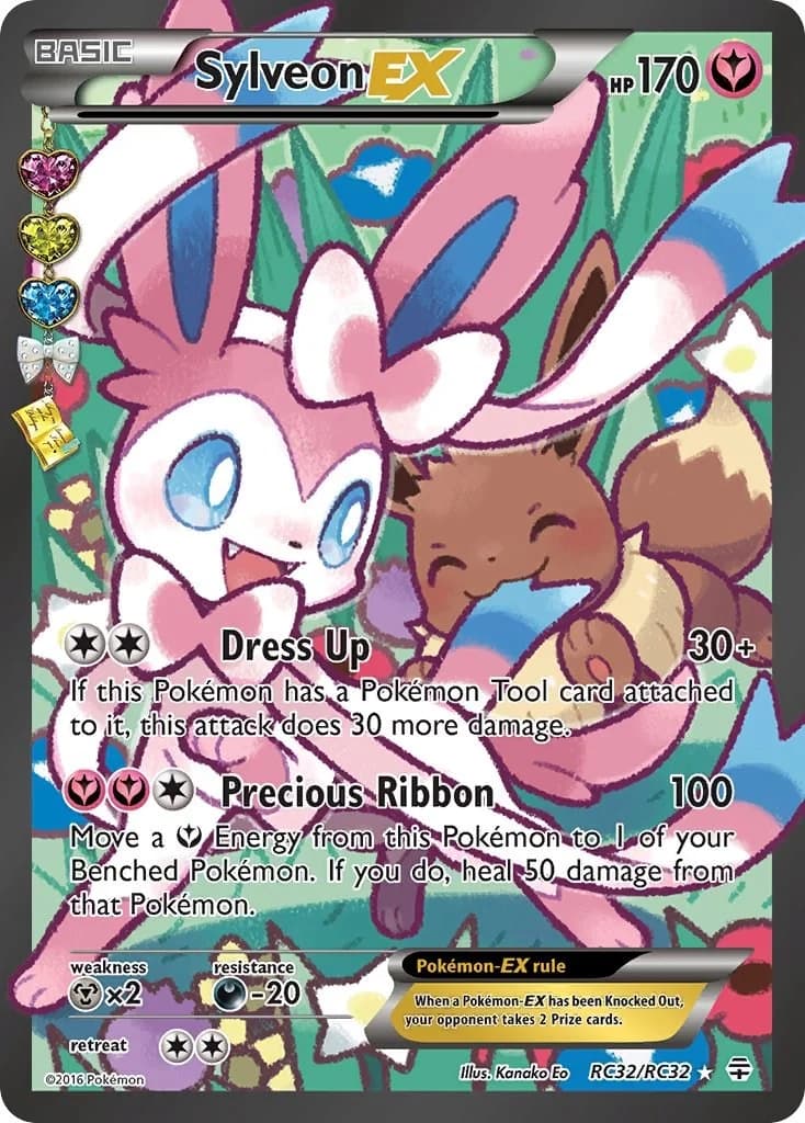 Sylveon EX Generations RC32 Pokémon card