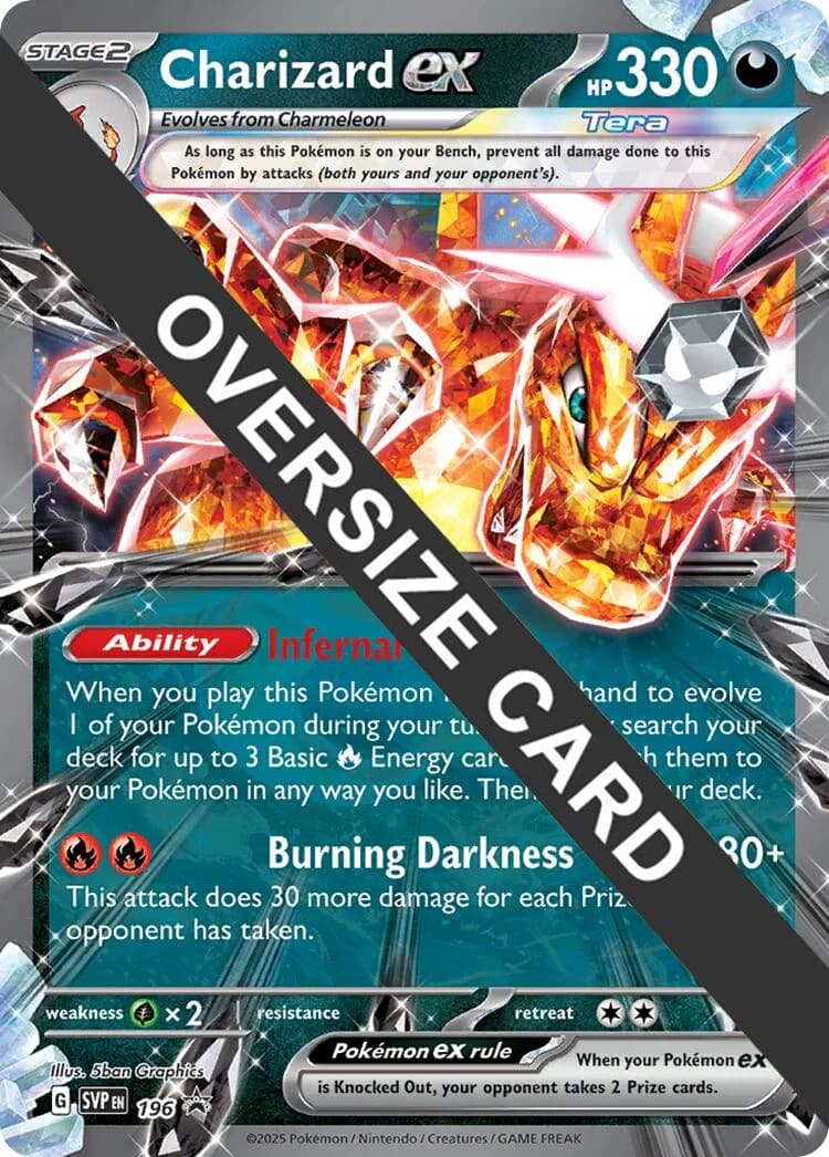 Charizard Ex [Jumbo] Promo 196 Pokémon card