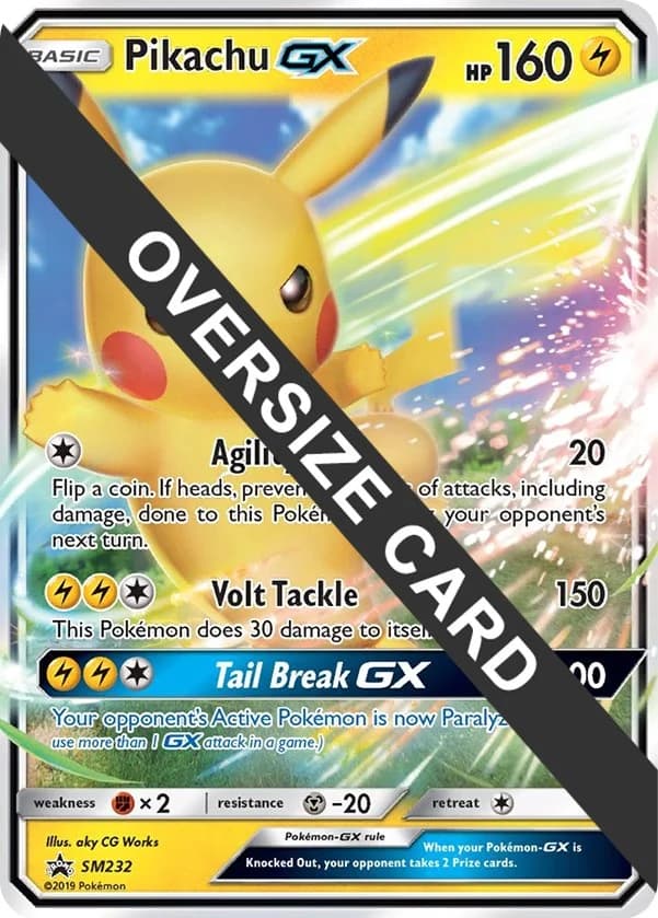 Pikachu GX Promo SM232 Pokémon card