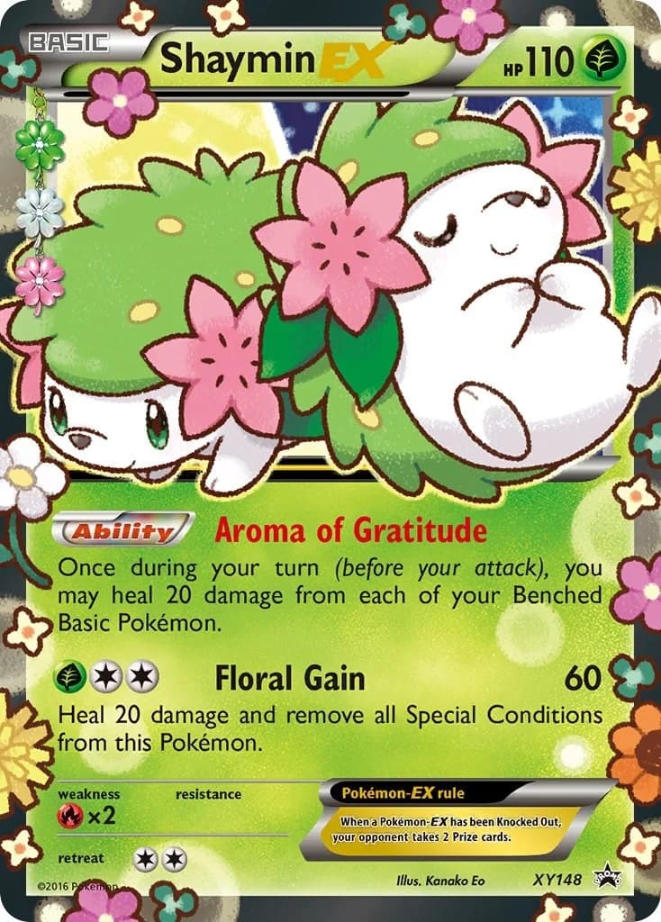 Shaymin EX Promo XY148 Pokémon card