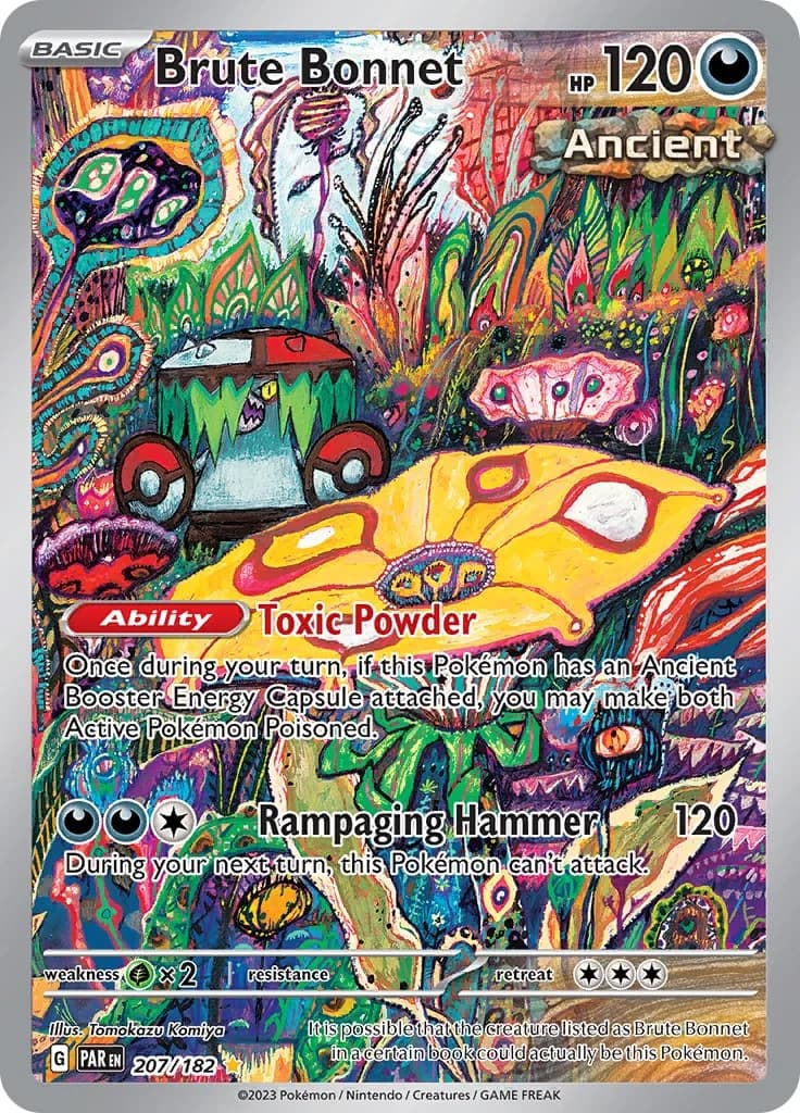 Brute Bonnet Paradox Rift 207 Pokémon card