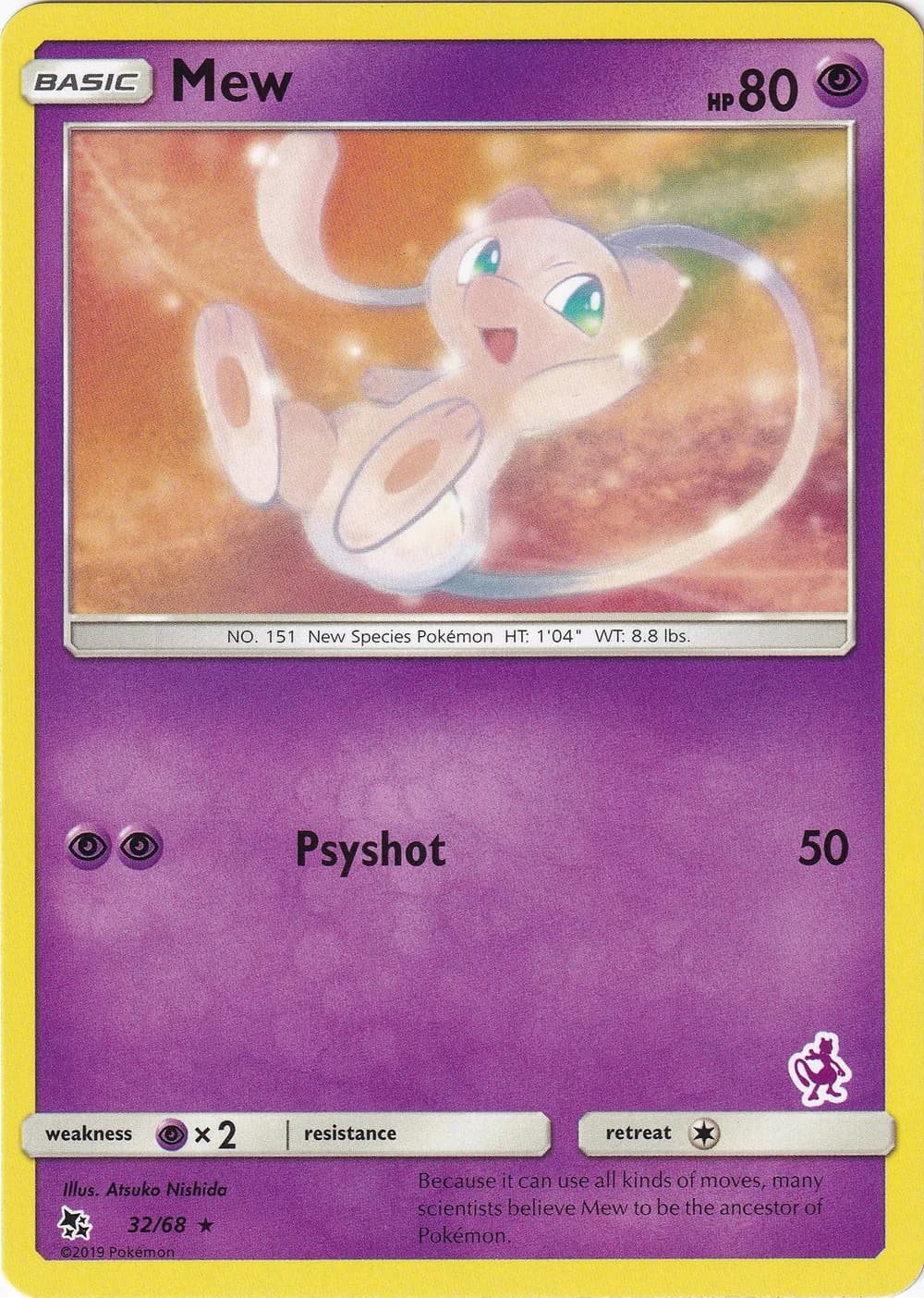 Mew 2020 Battle Academy 32 Pokémon card