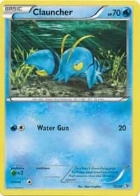 Clauncher Kalos Starter 15 Pokémon card