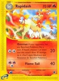 Rapidash Expedition 62 Pokémon card