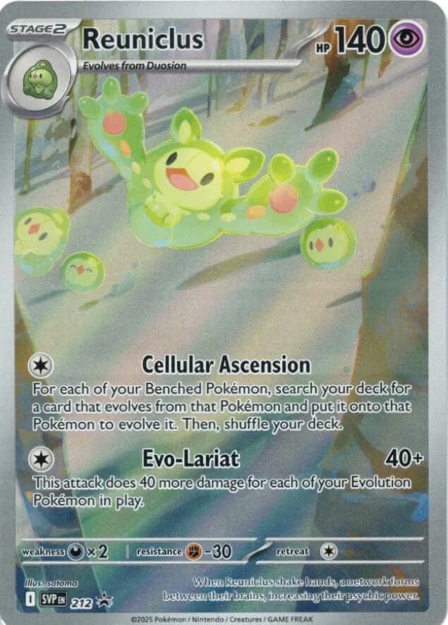 Reuniclus Promo 212 Pokémon card