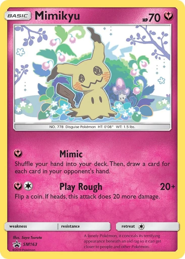 Mimikyu Promo SM163 Pokémon card