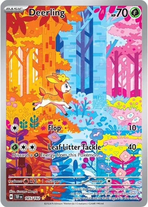Deerling Temporal Forces 165 Pokémon card