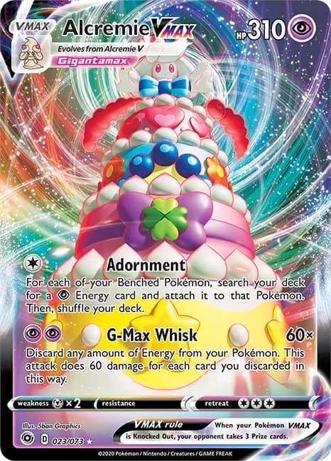 Alcremie VMAX Champion's Path 23 Pokémon card