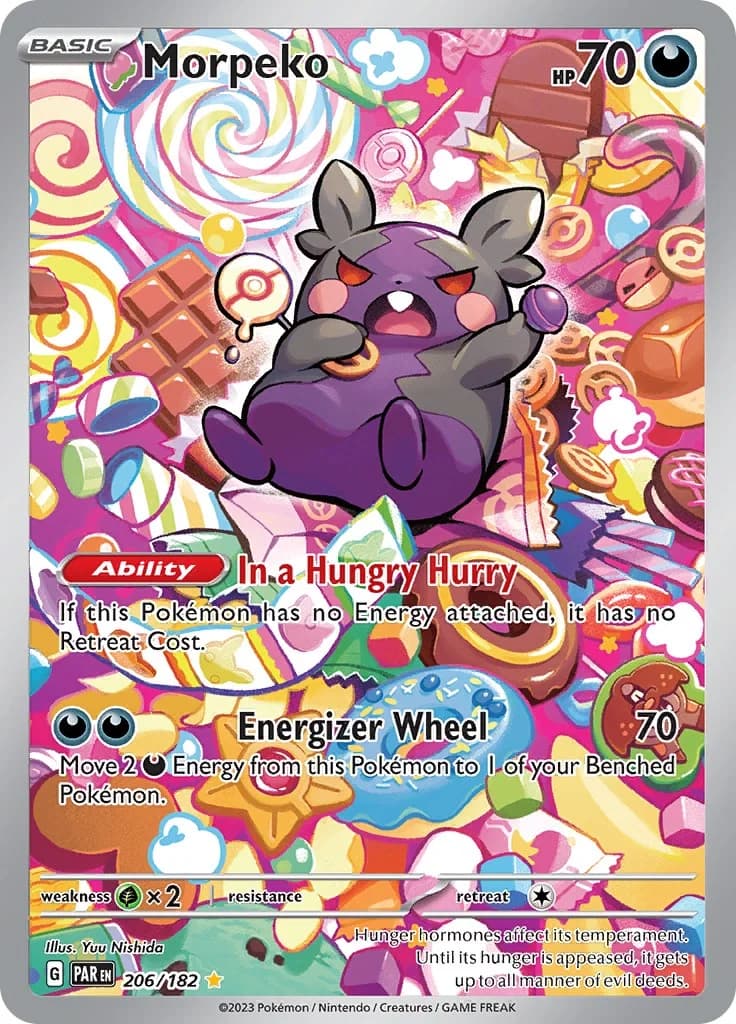 Morpeko Paradox Rift 206 Pokémon card