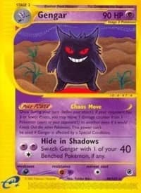 Gengar [Reverse Holo] Expedition 48 Pokémon card