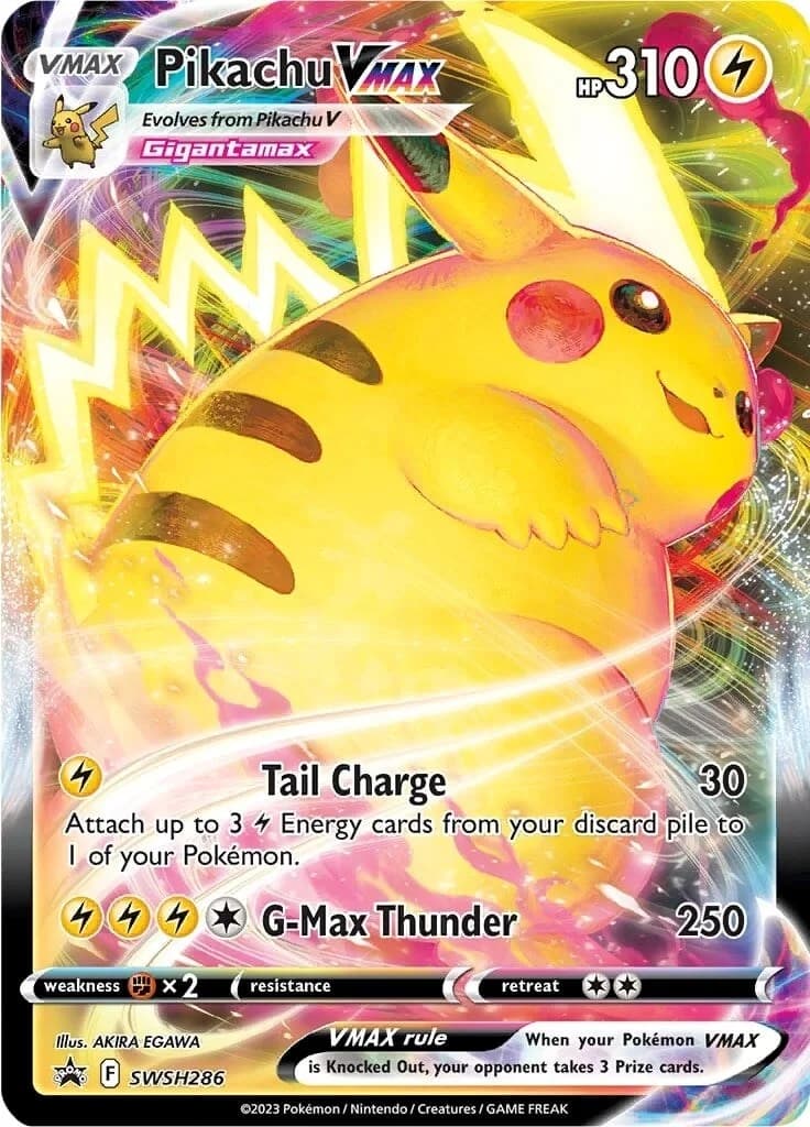 Pikachu VMax Promo SWSH286 Pokémon card