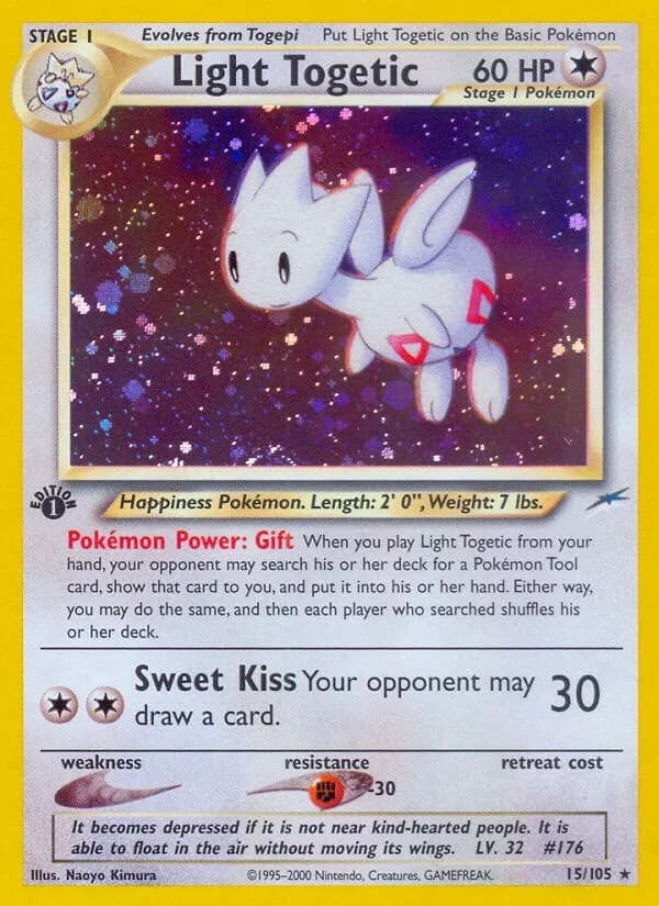 Light Togetic [Unlimited] Neo Destiny 15 Pokémon card