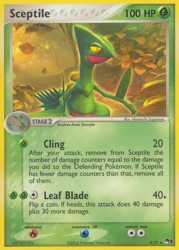 Sceptile [Holo] POP Series 1 4 Pokémon card