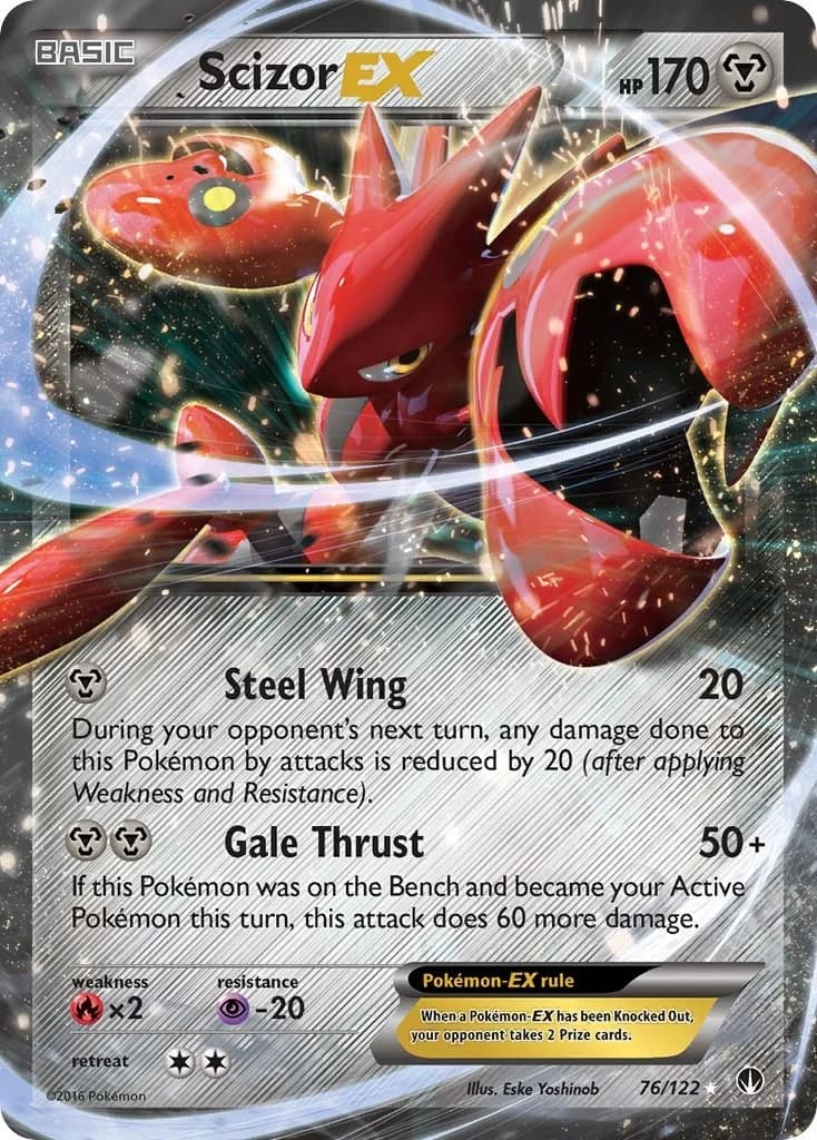 Scizor EX BREAKpoint 76 Pokémon card
