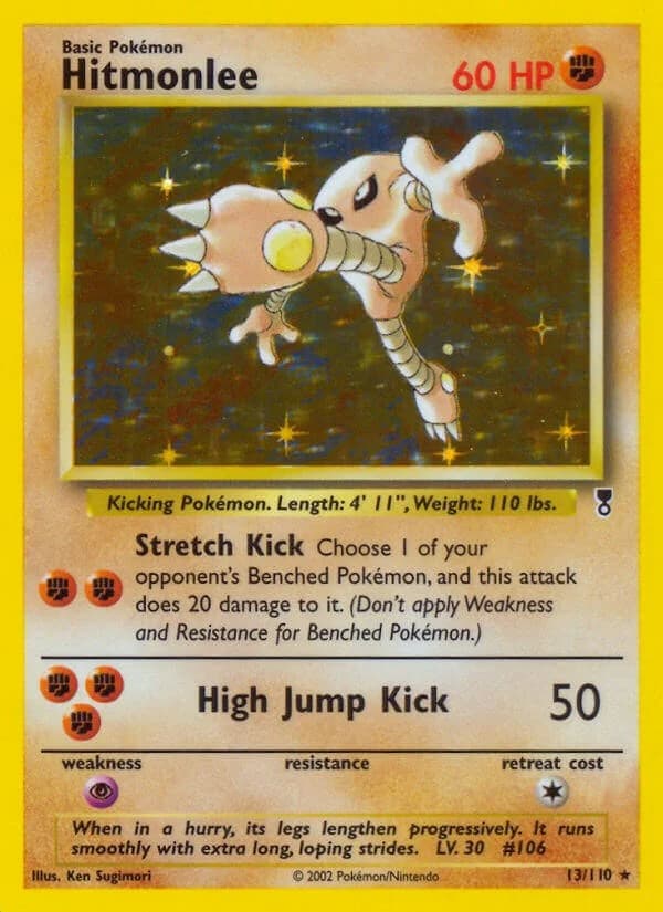 Hitmonlee Legendary Collection 13 Pokémon card
