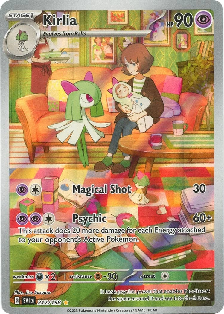 Kirlia Scarlet & Violet 212 Pokémon card