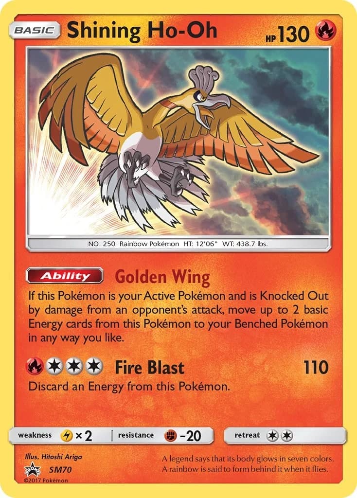 Shining Ho-Oh Promo SM70 Pokémon card