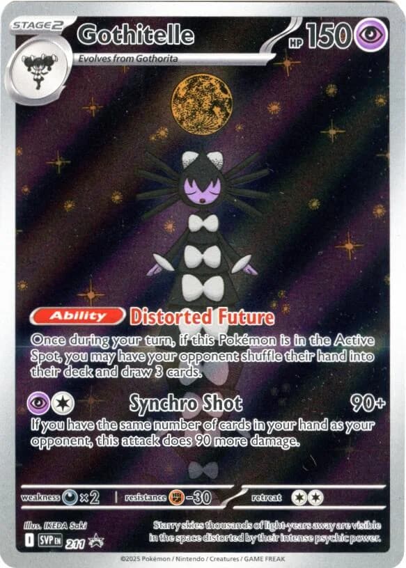 Gothitelle Promo 211 Pokémon card