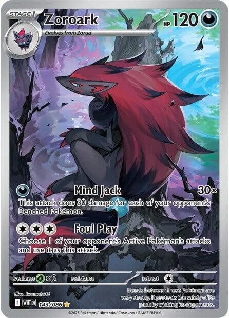 Zoroark White Flare 143 Pokémon card