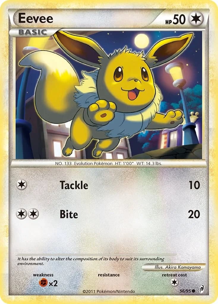 Eevee [Reverse Holo] Call of Legends 56 Pokémon card